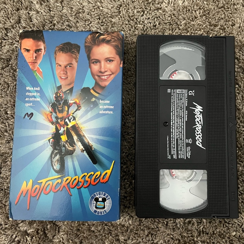 Motocrossed (Disney VHS, 2002) Disney Channel Original Movie Rare OOP